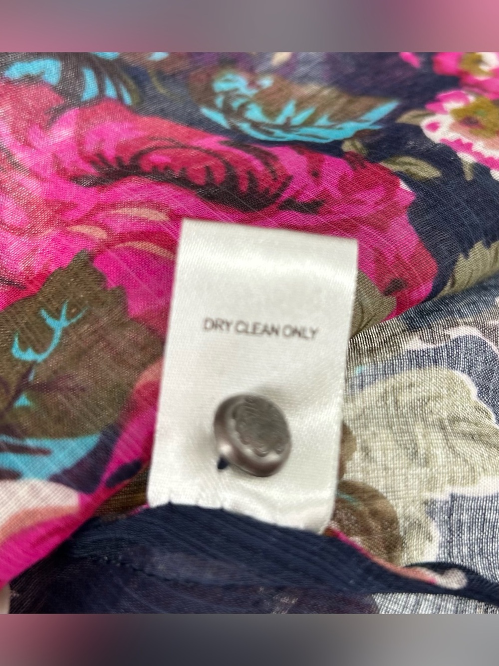 Aratta Silent Journey Floral Velvet Burnout Blouse S Boho Whimisigoth Romantic - Picture 12 of 12